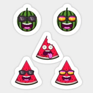 Watermelon Cartoon Sticker Pack Sticker